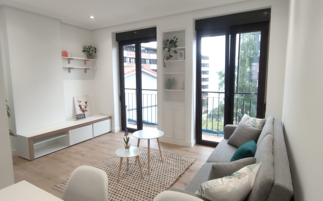 Se vende en Loiola, Donostia, piso exterior con balcón de 2 habitaciones, salón comedor, cocina y baño. Venta en exclusiva. Vende tu casa con mimo asesores inmobiliarios Donosti (12)